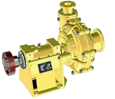 Qualität  Horizontal 500kw 740r/Min Heavy Duty Mud Slurry Pump ISO9001 Certification usine