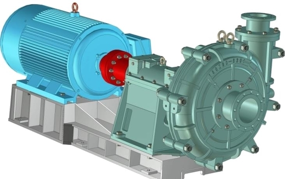 Nicht rostende zentrifugale Schlamm-Pumpe, Schlamm-Pumpe 125ZBD-630 des Zement-55kw
