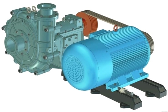 Korrosionsbeständige zentrifugale Pumpe des Schlamm-980rpm für das Bergbau von 80ZBQ-400